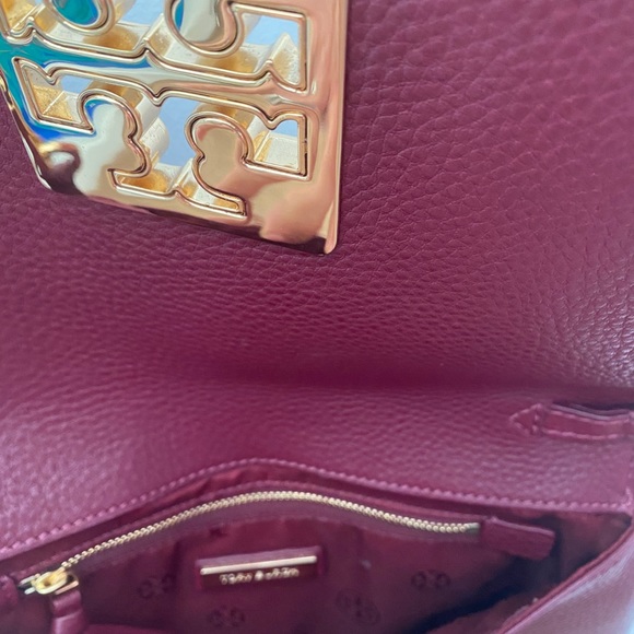 Tory Burch crossbody bag (deep burgundy) - Picture 3 of 6